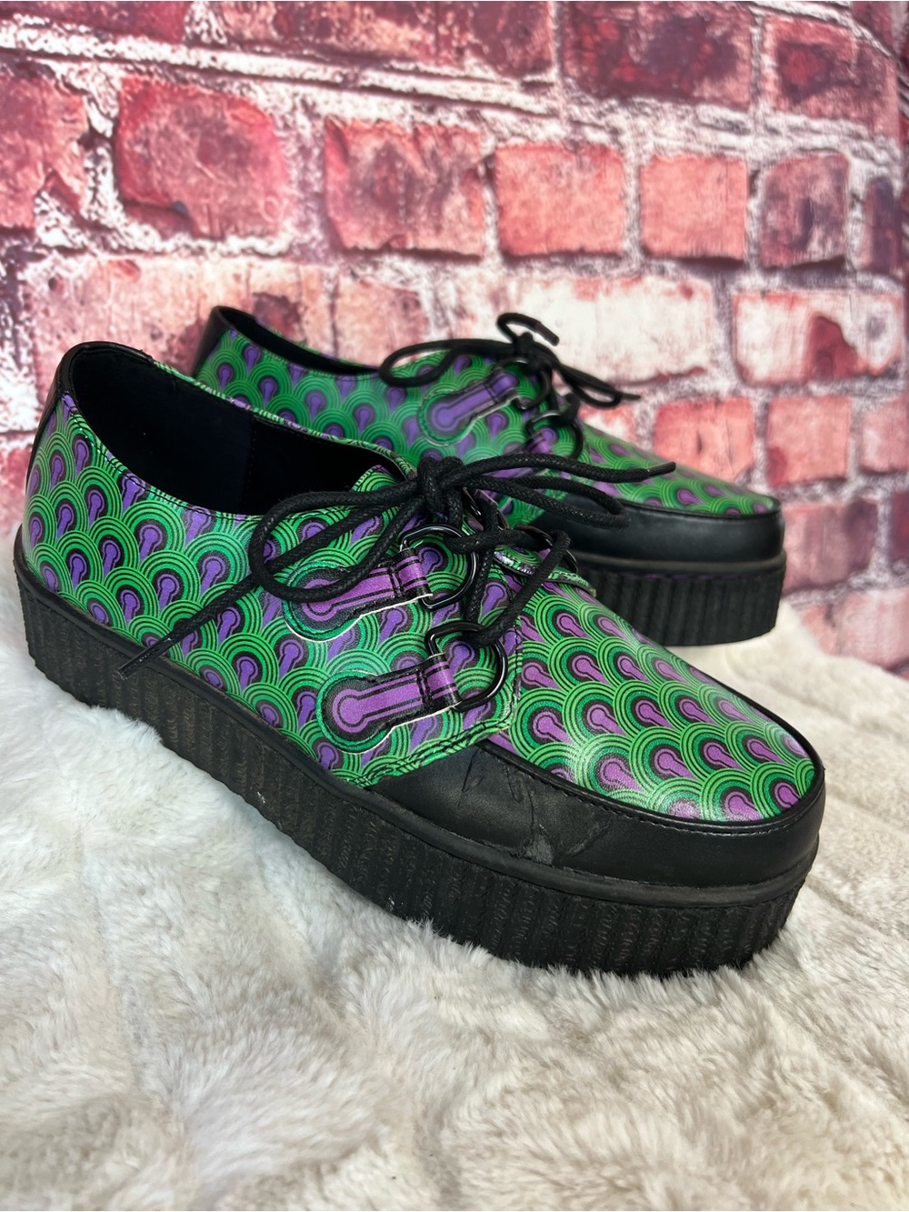 Strange Cvlt The Shining Room 237 Carpet Creeper Platform Shoes Size 7M
